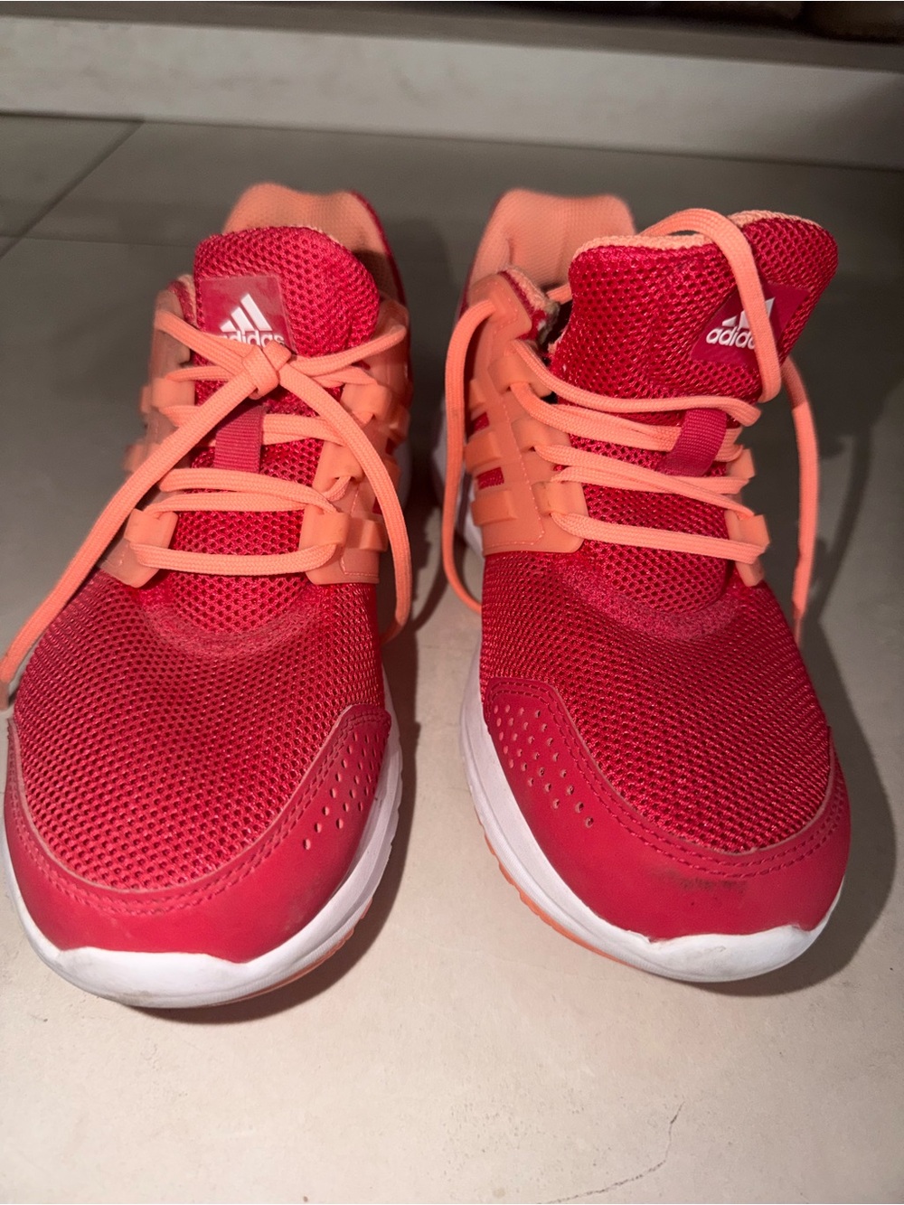 adidas Red & Peach Athletic Sneakers